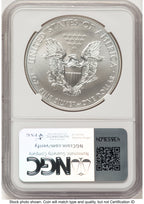 2011-W Burnished Silver Eagle 1 oz Jeff Garrett Red Book NGC MS70