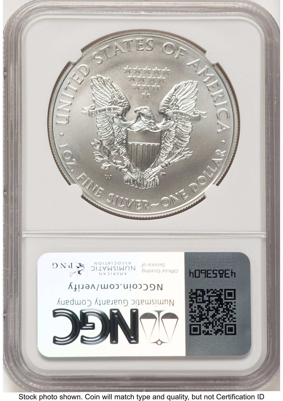 2011-W Burnished Silver Eagle 1 oz Jeff Garrett Red Book NGC MS70