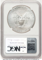 2014-W Burnished Silver Eagle 1 oz Jeff Garrett Red Book NGC MS70