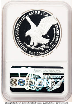 2023-W Proof Silver Eagle Congratulations Set 1 oz FDI Kenneth Bressett Red Book X-Label NGCX PF10