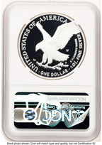 2023-W Proof Silver Eagle Congratulations Set 1 oz FDI Kenneth Bressett Red Book X-Label NGCX PF10