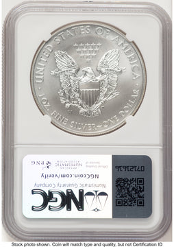 2013-W Burnished Silver Eagle 1 oz Jeff Garrett Red Book NGC MS70