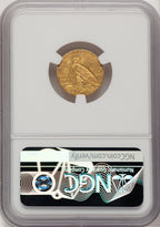 1911 $2.50 Indian Quarter Eagle NGC MS62+