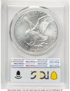 2023 Silver Eagle Blue Gradient PCGS MS70