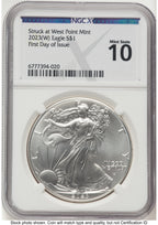 2023-(W) Silver Eagle FDI X-Label NGCX MS10