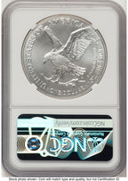 2023-(W) Silver Eagle FDI X-Label NGCX MS10