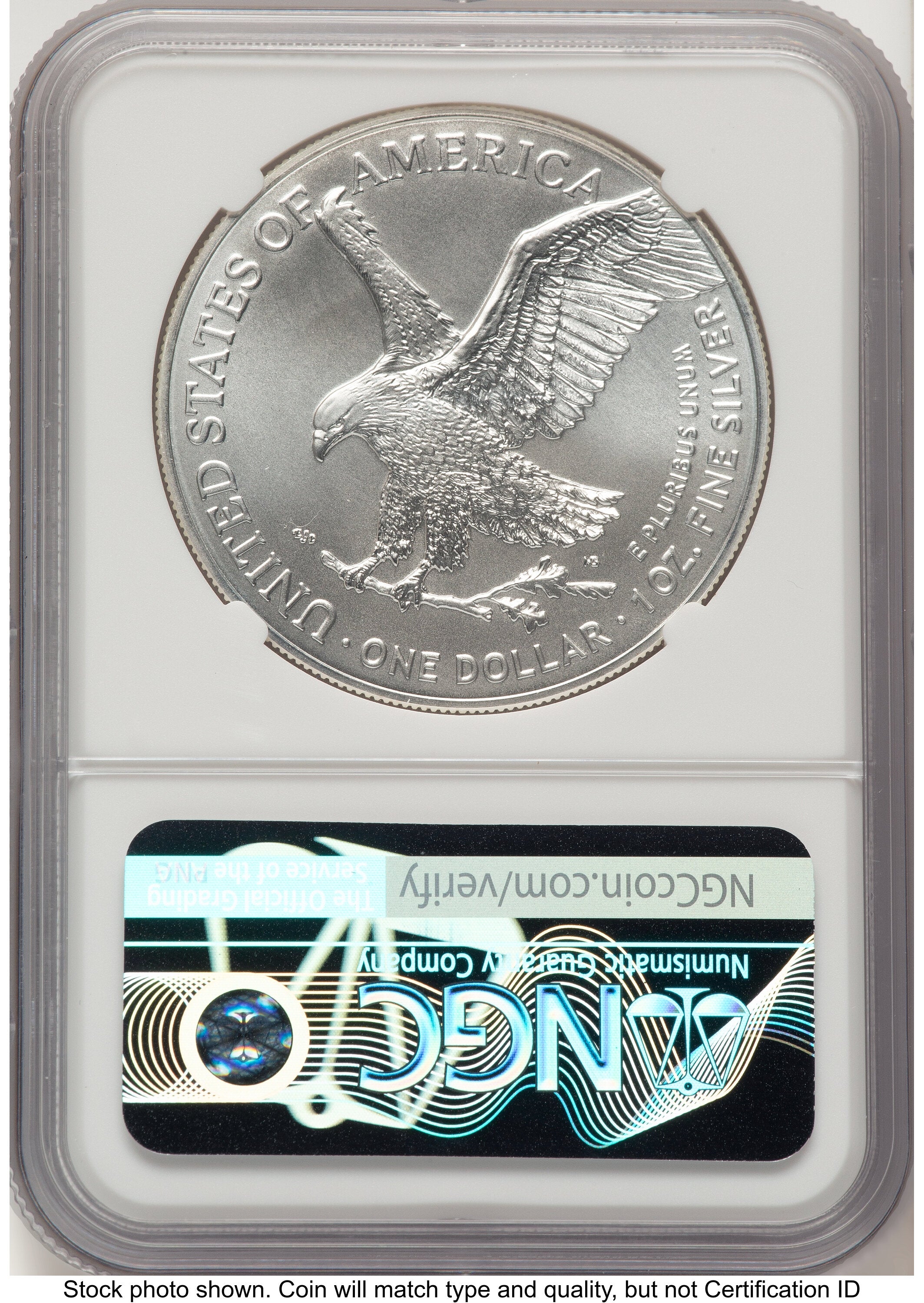 2023-(W) Silver Eagle FDI X-Label NGCX MS10