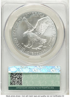 2023-W Burnished Silver Eagle 1 oz First Day Of Delivery CACG MS70