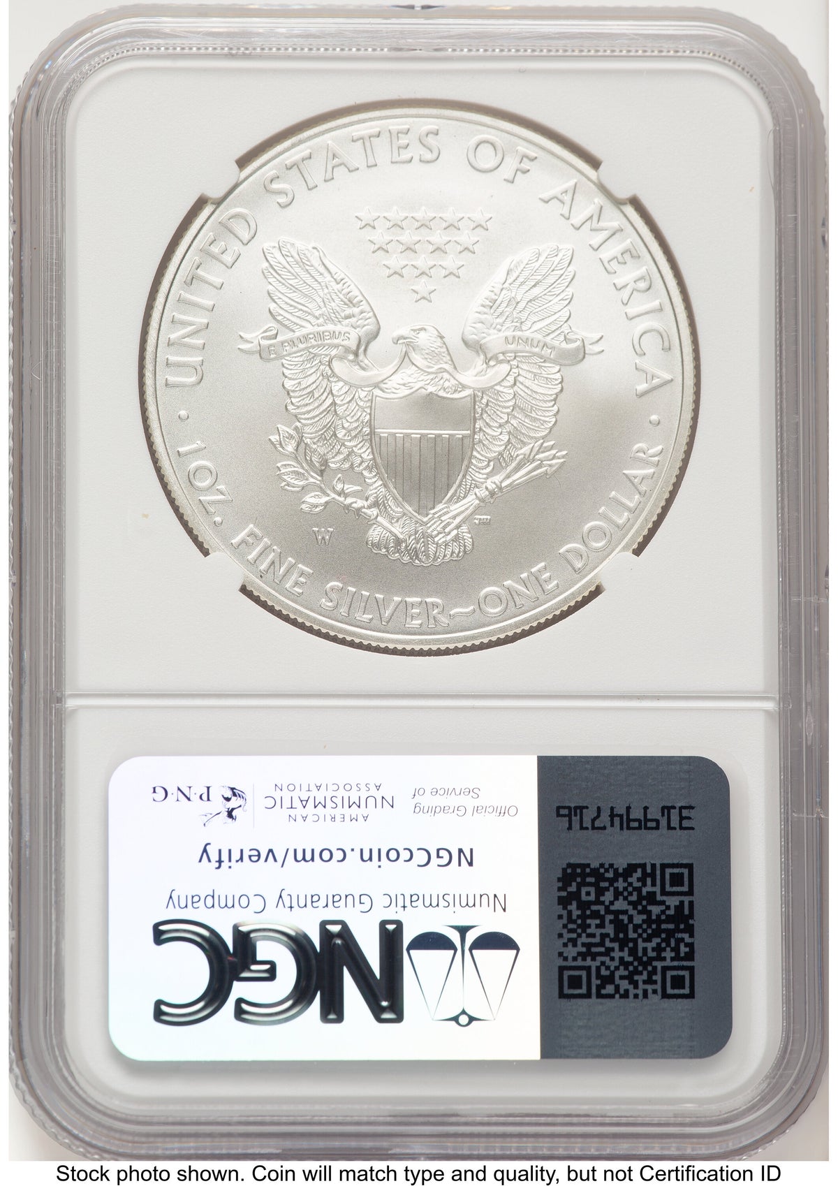 2008-W Burnished Silver Eagle 1 oz Jeff Garrett Red Book NGC MS70