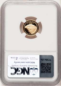 2023-W Proof Gold Eagle 1/10 oz Brown Label NGC MS70 (763419042)