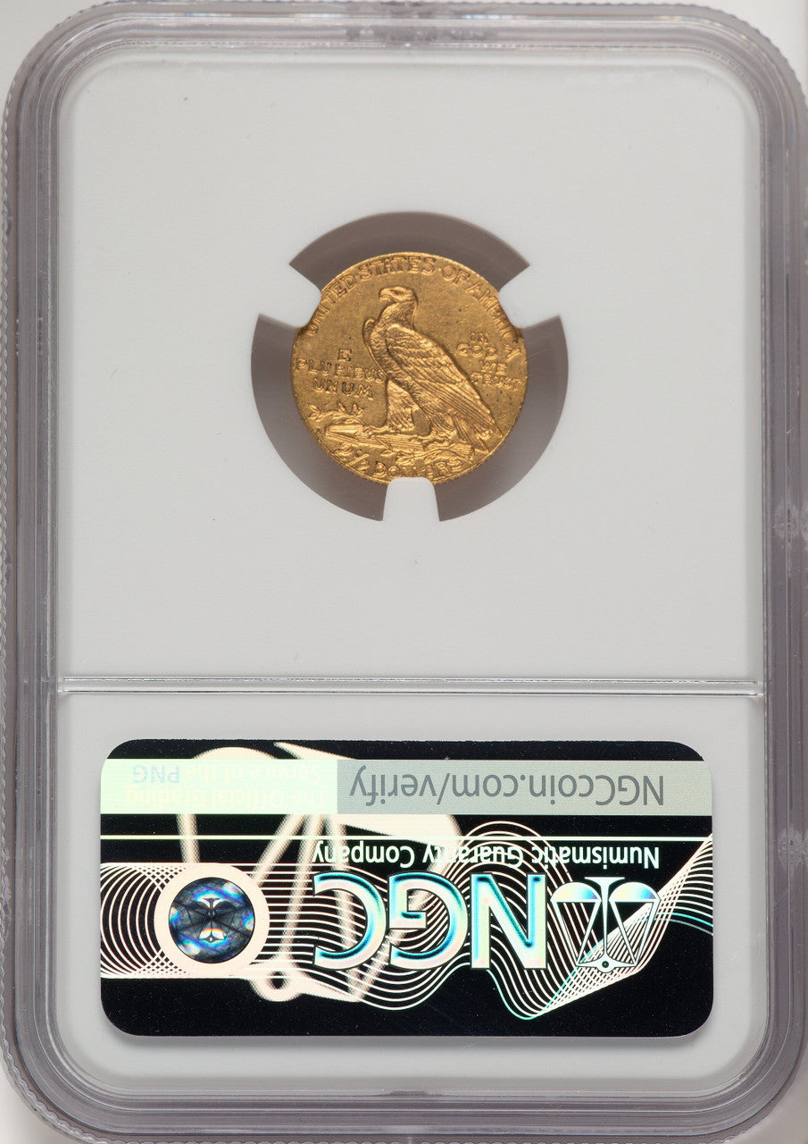 1911-D $2.50 Indian Quarter Eagle NGC MS62 (763757003)
