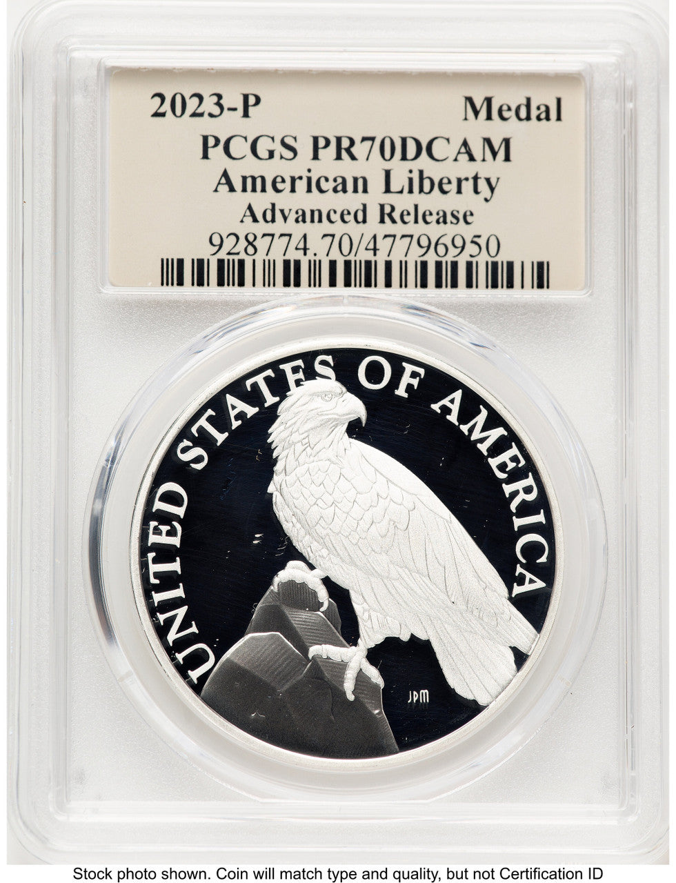 2023-P Silver American Liberty High Relief Medal AR Thomas Cleveland Art Deco Medals and Tokens PCGS MS70
