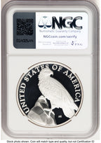 2023-P Silver American Liberty High Relief Medal ER Mike Castle Medals and Tokens NGC MS70