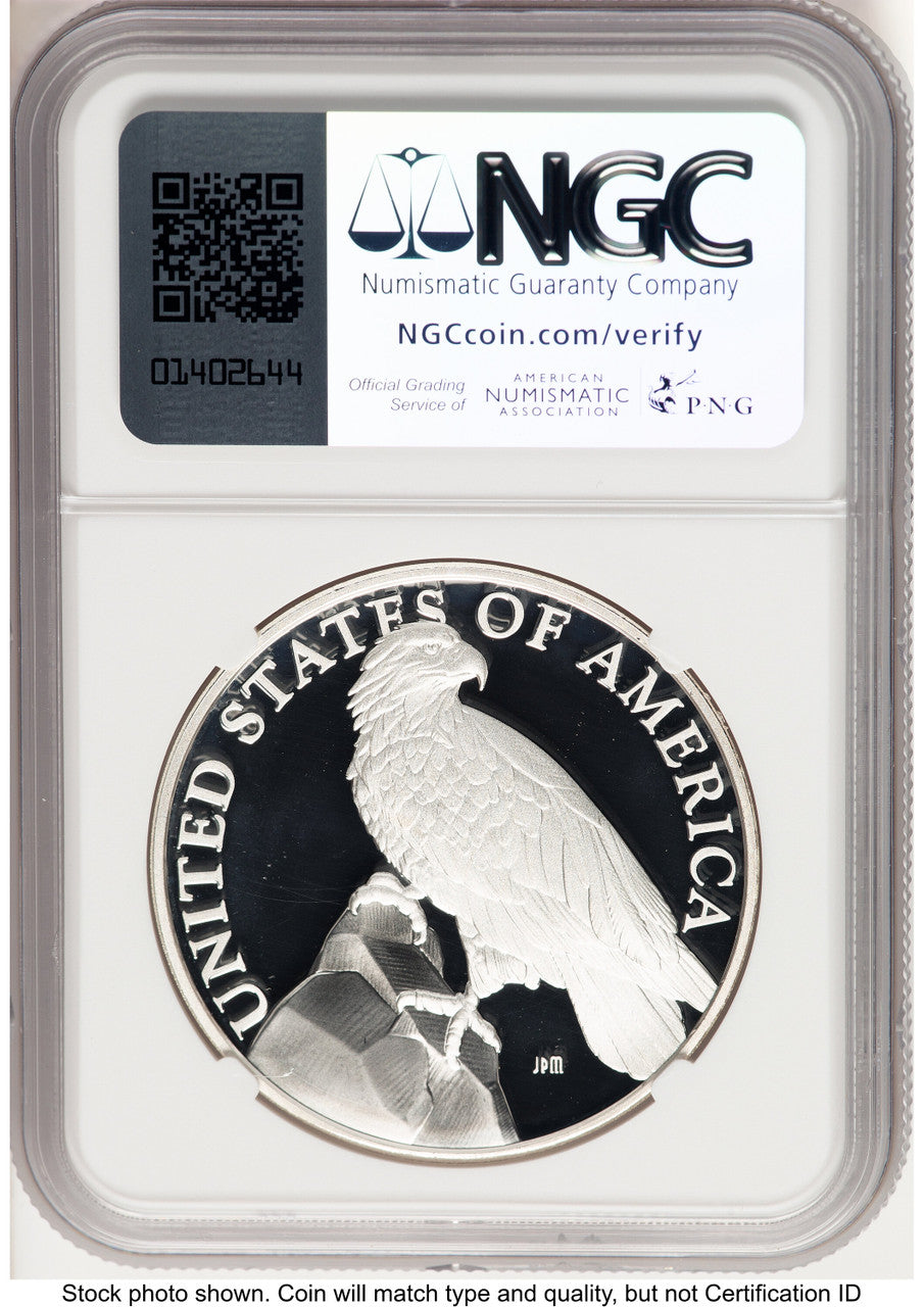 2023-P Silver American Liberty High Relief Medal ER Mike Castle Medals and Tokens NGC MS70