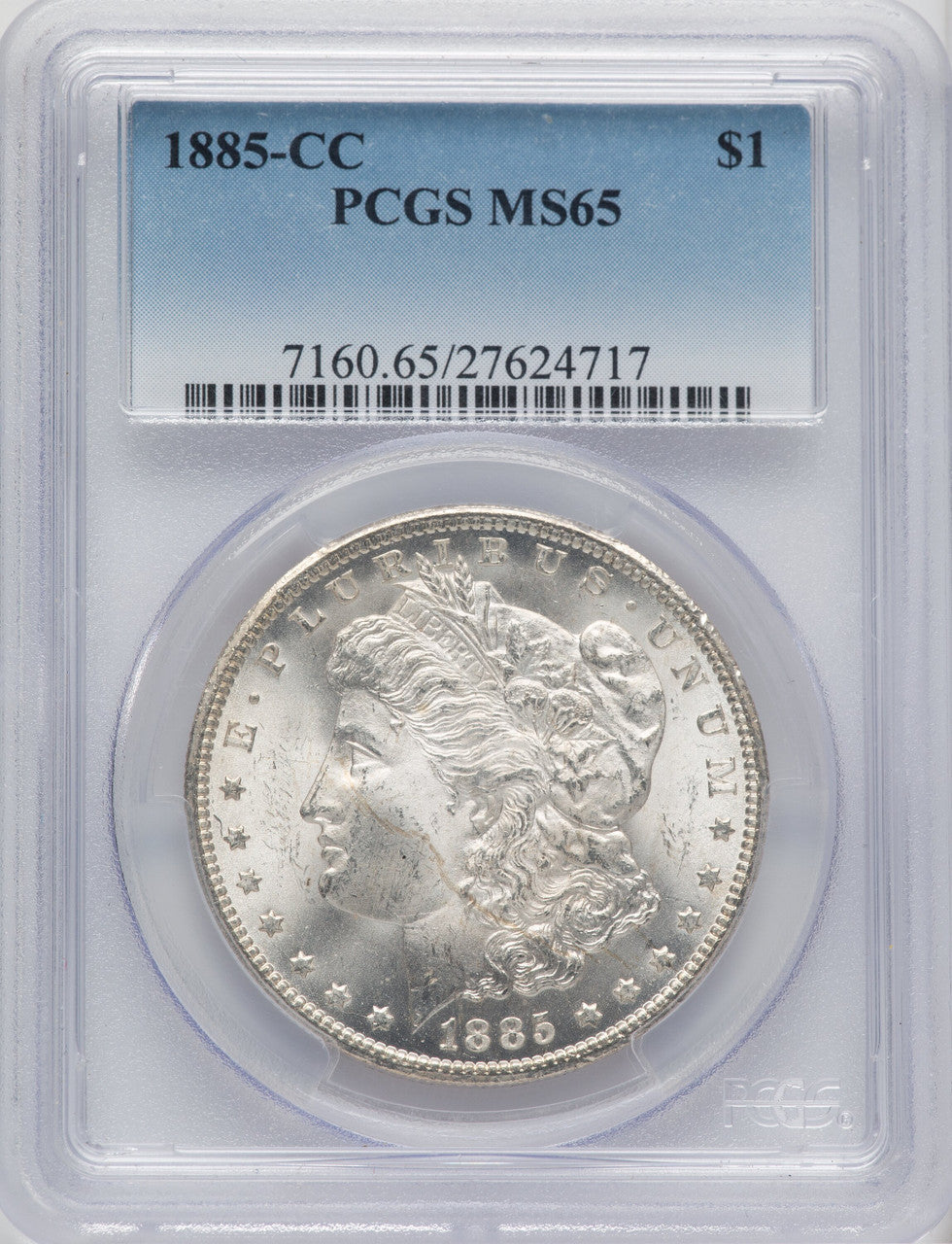 1885-CC Morgan Dollar PCGS MS65 (764731024)