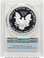 2017-W Proof Silver Eagle 1 oz FDI FS Flag PCGS PR70