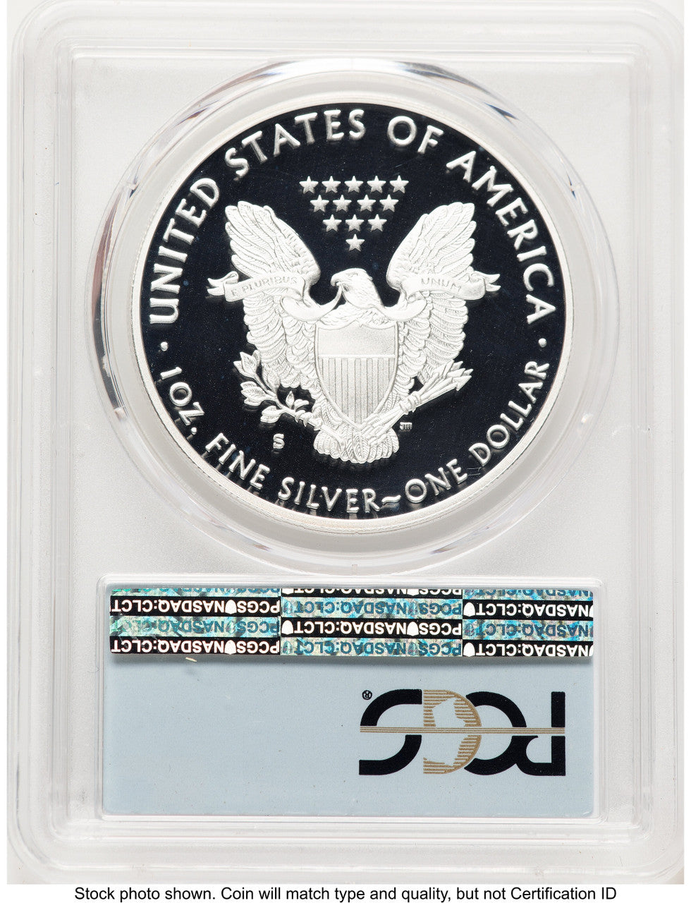 2018-S Proof Silver Eagle 1 oz FDI Flag PCGS PR70 (765346225)