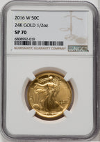 2016-W 10C-50C Gold Centennial Three Coin Set Modern Commemoratives NGC MS70