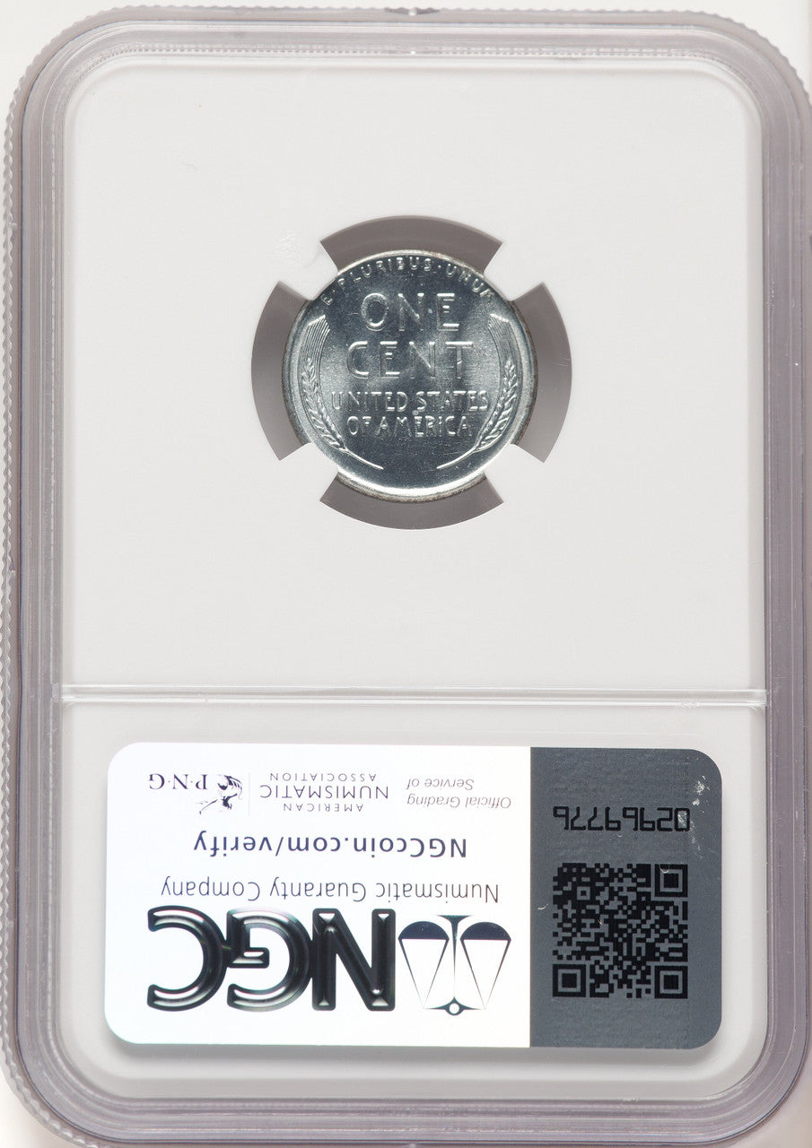 1943-S 1C Kenneth Bressett Red Book Lincoln Cent NGC MS68+