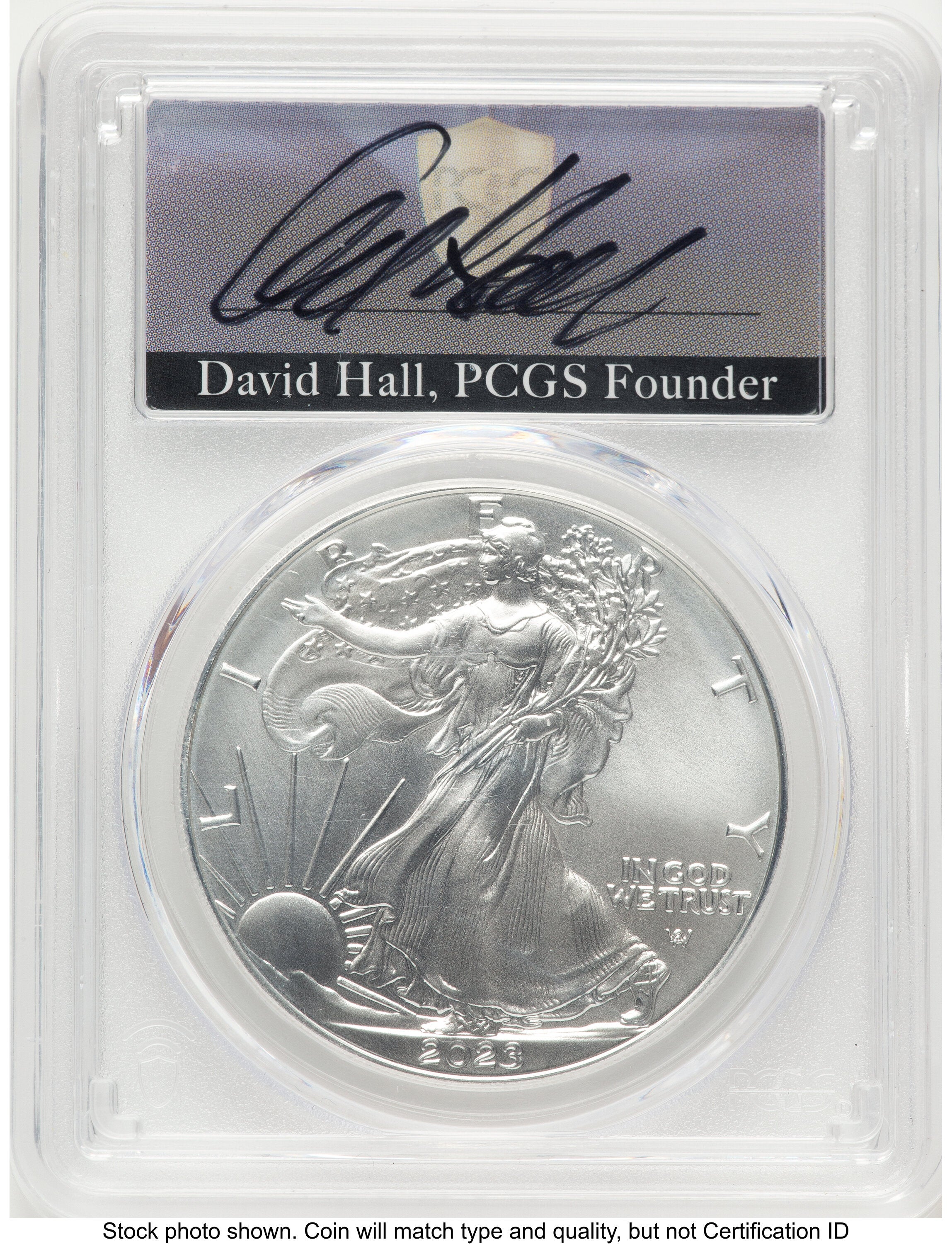 2023 Silver Eagle FS David Hall PCGS MS70