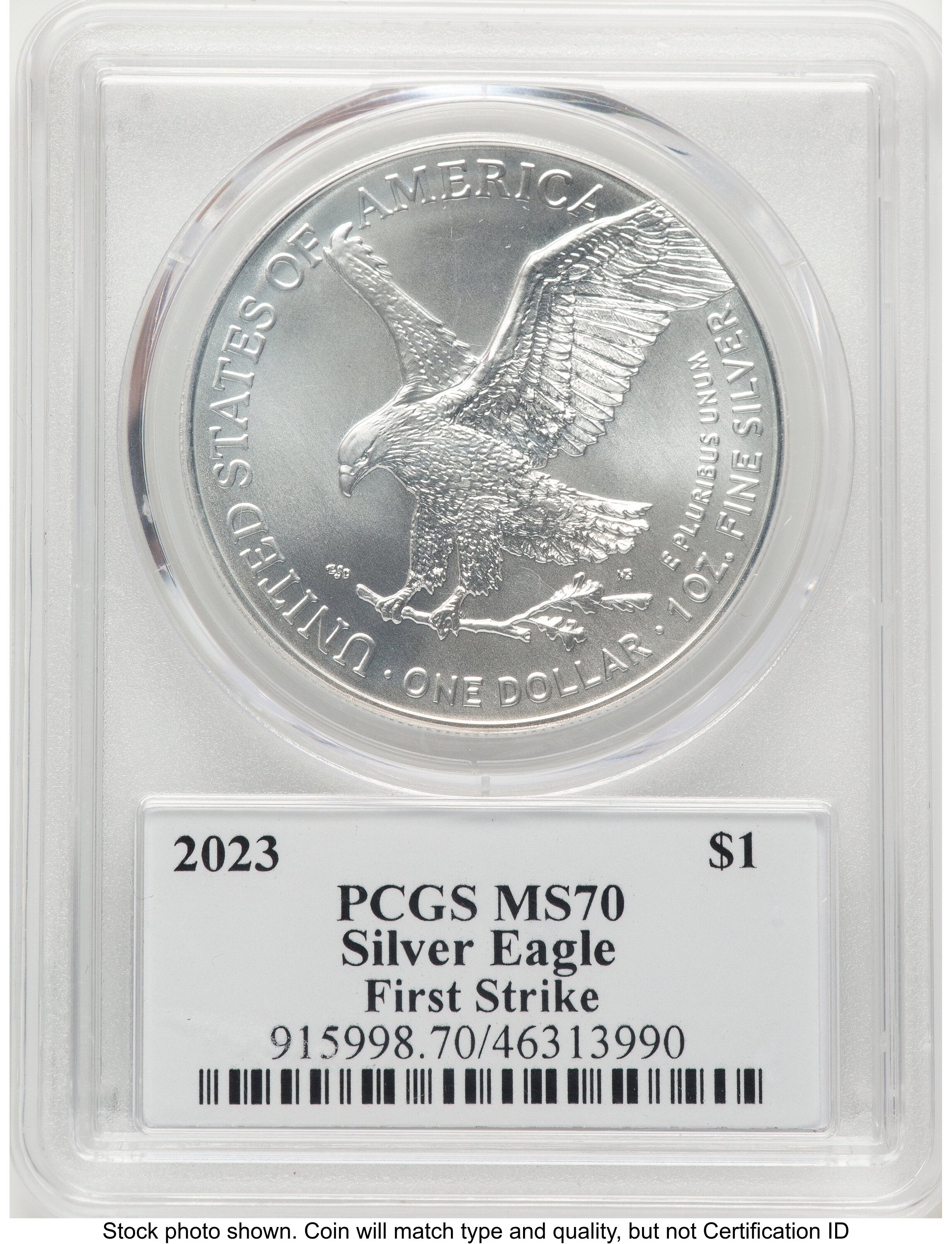 2023 Silver Eagle FS David Hall PCGS MS70