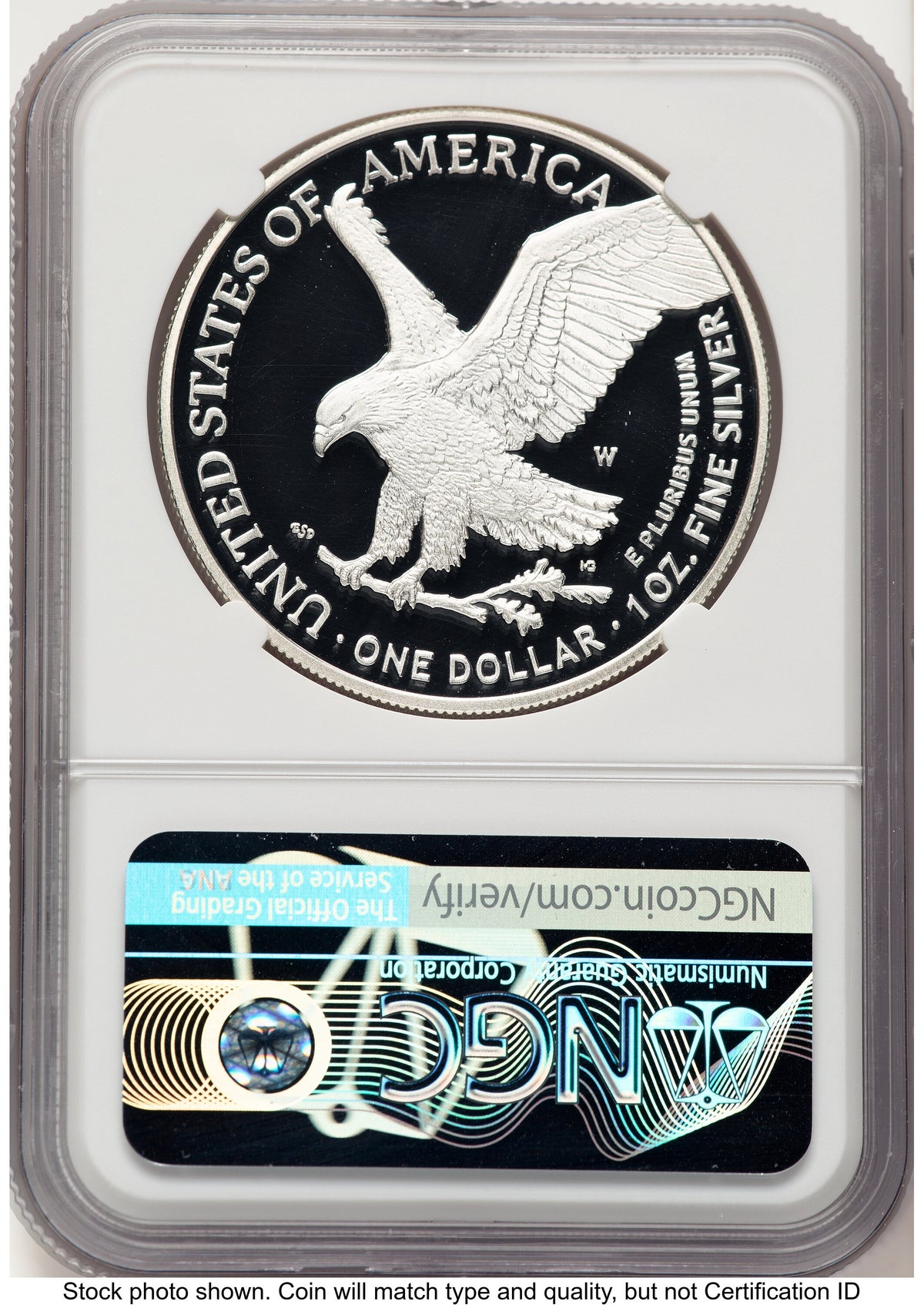 2022-W Proof Silver Eagle Congratulations Set 1 oz FDI Michael Gaudioso NGC PF70