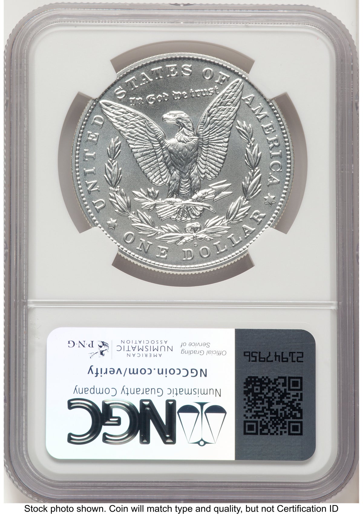 2021-D Morgan Dollar Brown Label NGC MS70
