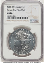 2021-CC Privy Morgan Dollar Brown Label NGC MS70