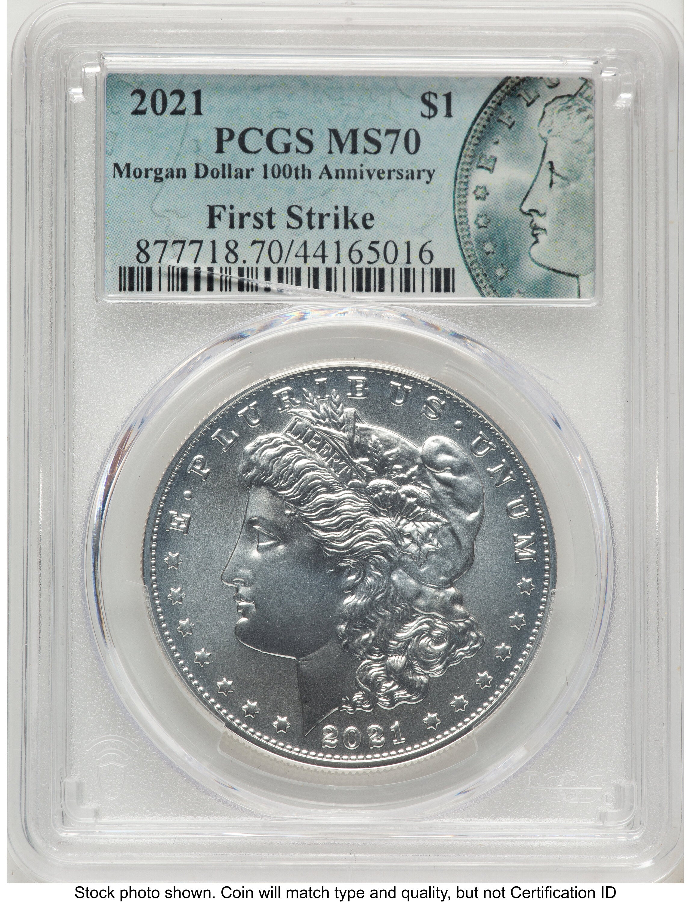 2021 6 Coin Morgan & Peace Dollar Set FS Morgan/Peace Label PCGS MS70