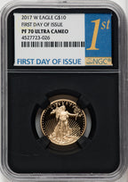 2017-W Gold American Eagle 4-Coin Set NGC PF70