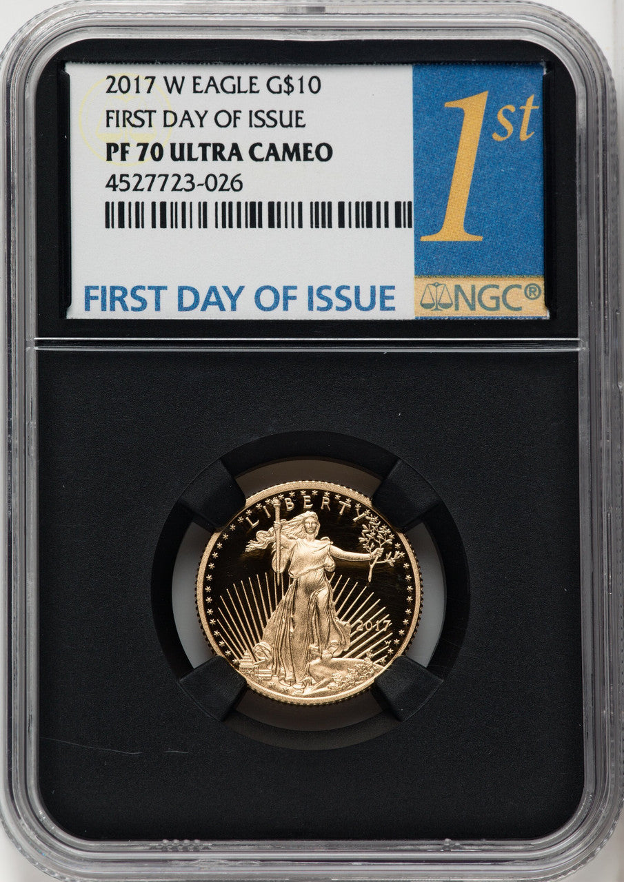 2017-W Gold American Eagle 4-Coin Set NGC PF70