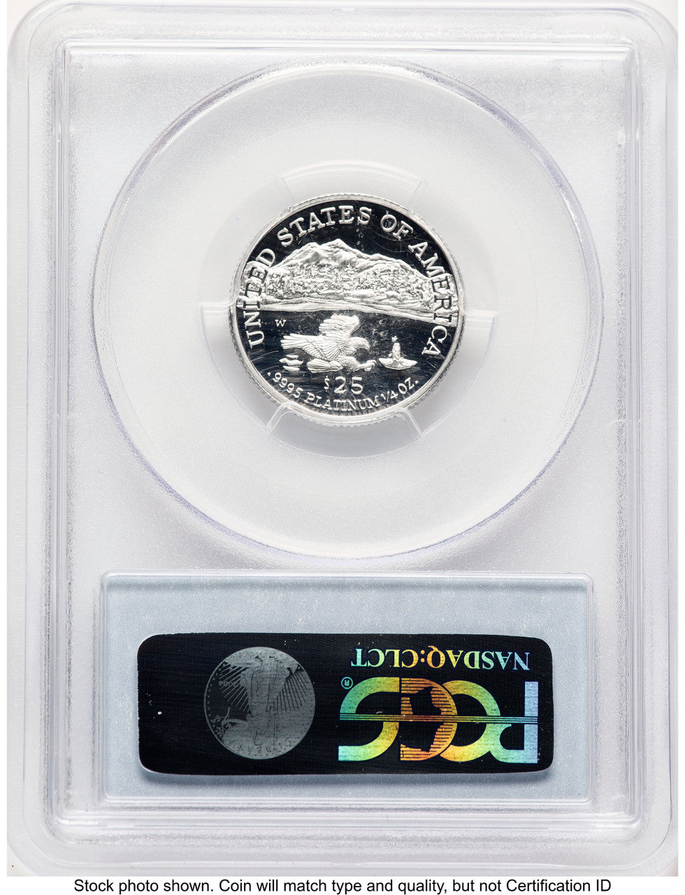 2002-W Proof Platinum Eagle 1/4 oz Blue Label PCGS PR70 (767230027)