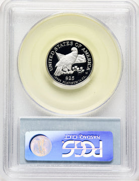 2003-W Proof Platinum Eagle 1/4 oz Blue Label PCGS PR70