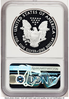 2017-W Proof Silver Eagle 1 oz Mike Castle NGC PF70