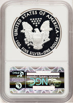2013-W Proof Silver Eagle 1 oz ER West Point Star Label NGC PF70