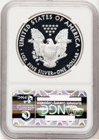2012-W Proof Silver Eagle 1 oz ER West Point Star Label NGC PF70