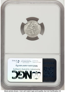 2008-W Burnished Platinum Eagle 1/10 oz Brown Label NGC MS70