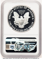 1994-P Proof Silver Eagle 1 oz Brown Label NGC PF70