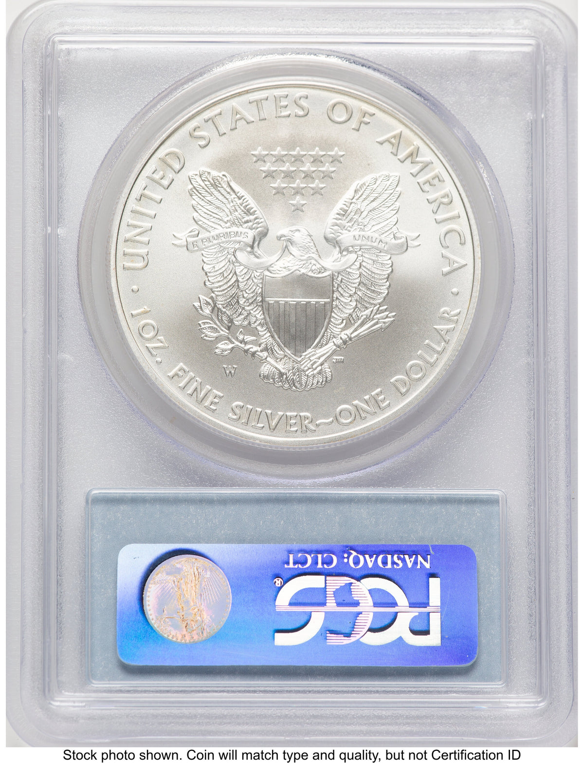 2008-W Burnished Silver Eagle 1 oz Blue Label PCGS MS70