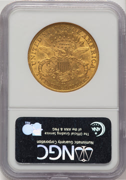 1884-CC $20 Liberty Double Eagle NGC AU58