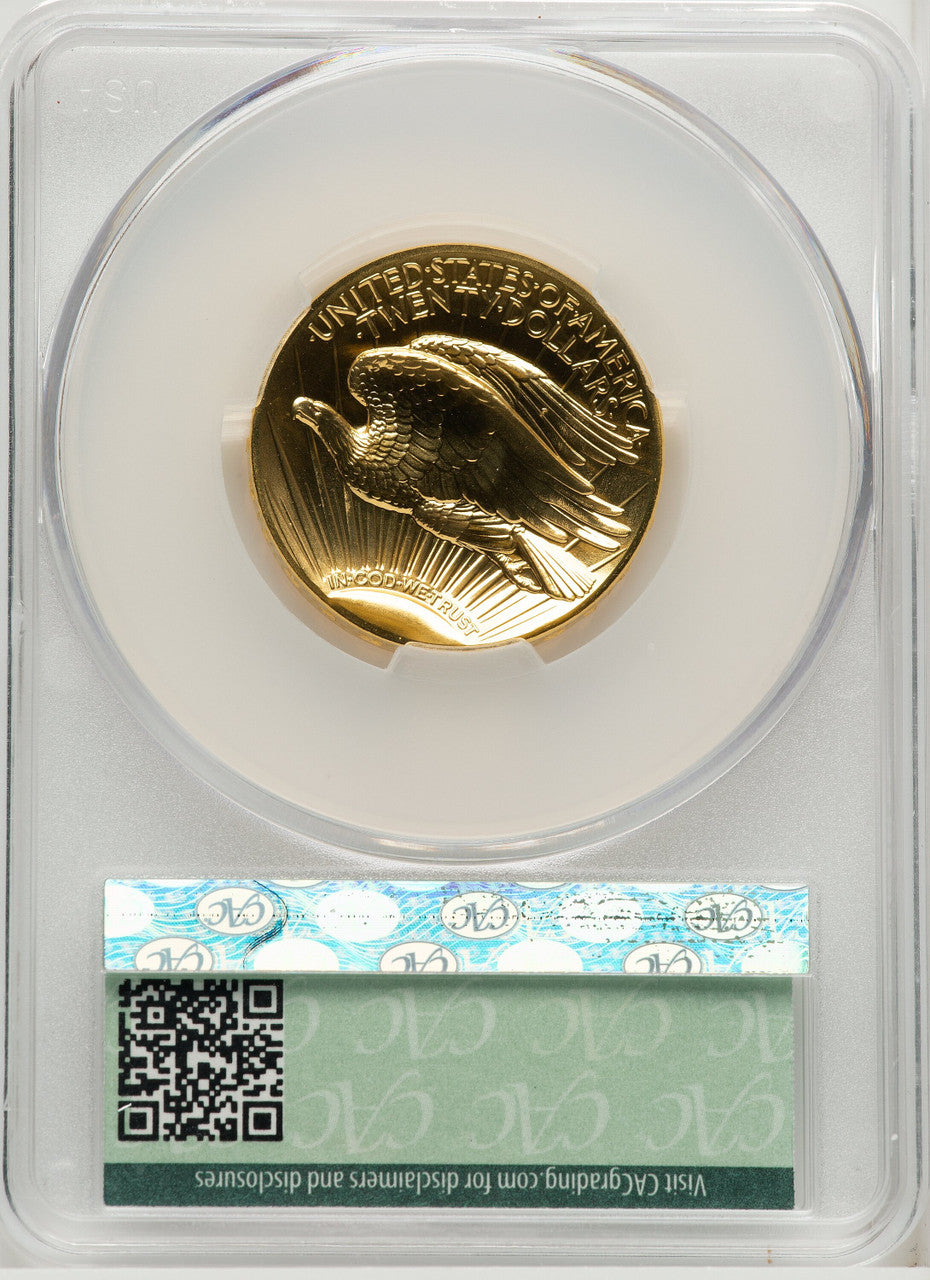 2009 G$20 Ultra High Relief PL Ron Drzewucki CACG MS70