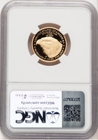 2024-W Proof Gold Eagle 1/4 oz FDI 1ST NGC PF70