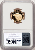 2024-W Proof Gold Eagle 1/4 oz AR Jeff Garrett Red Book NGC PF70
