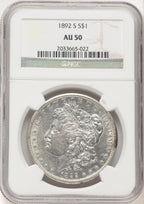 1892-S Morgan Dollar NGC AU50 (769210011)
