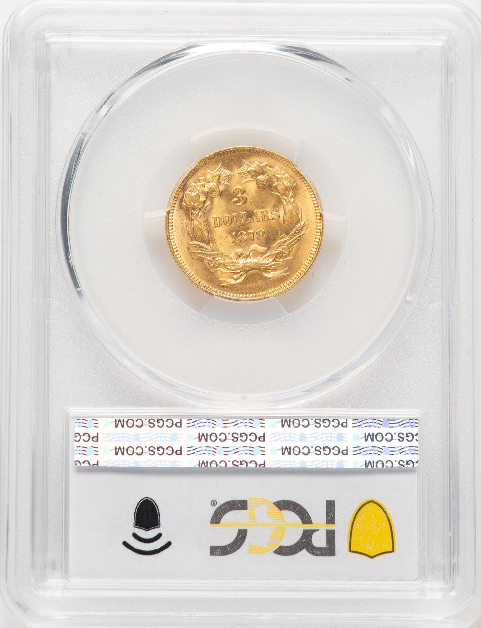 1878 $3 Three Dollar Gold Pieces PCGS MS66 (769223033)