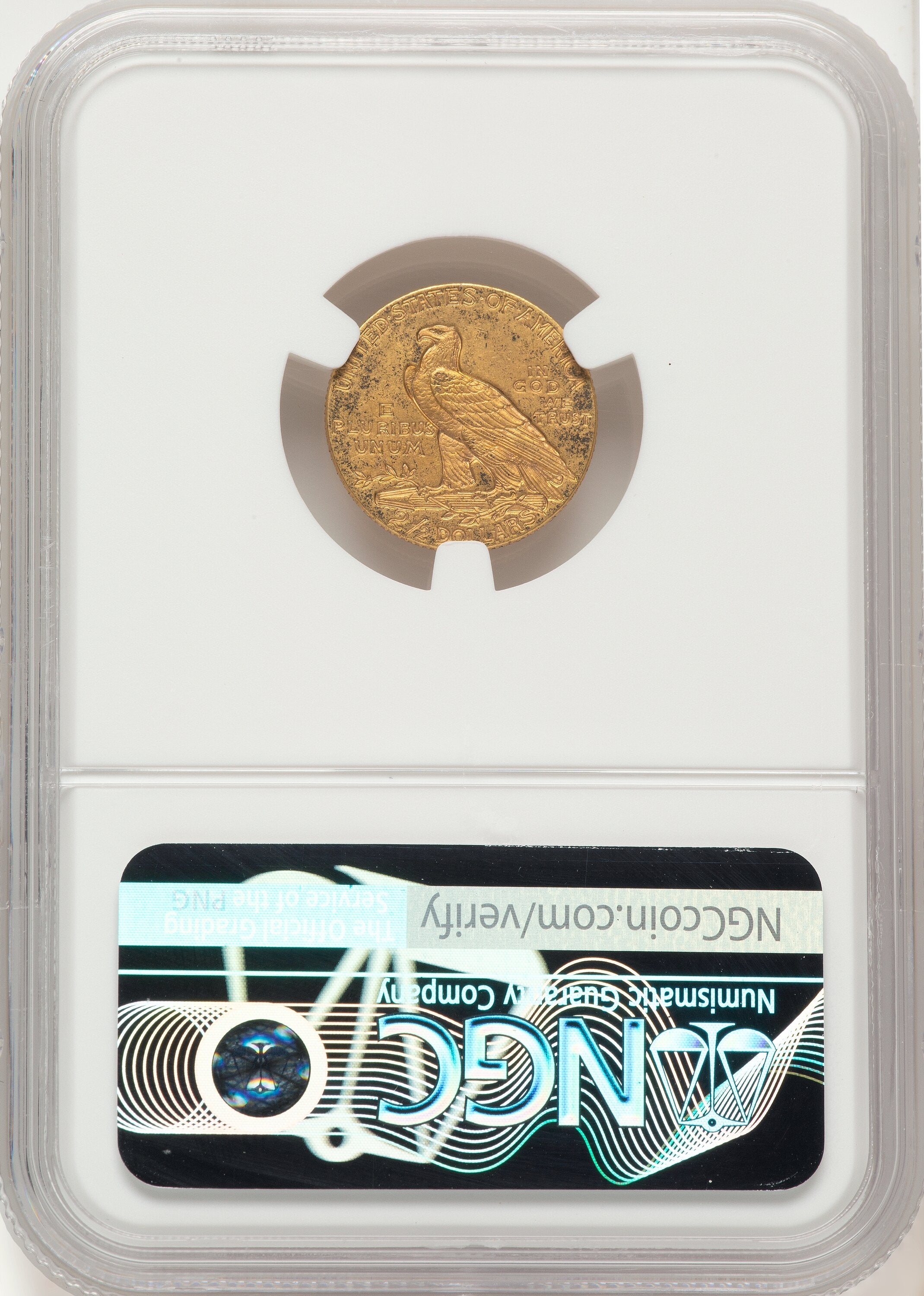 1915 $2.50 Indian Quarter Eagle NGC MS61