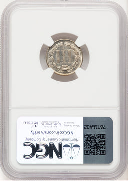 1865 3CN Three Cent Nickel NGC MS66 (769374001)