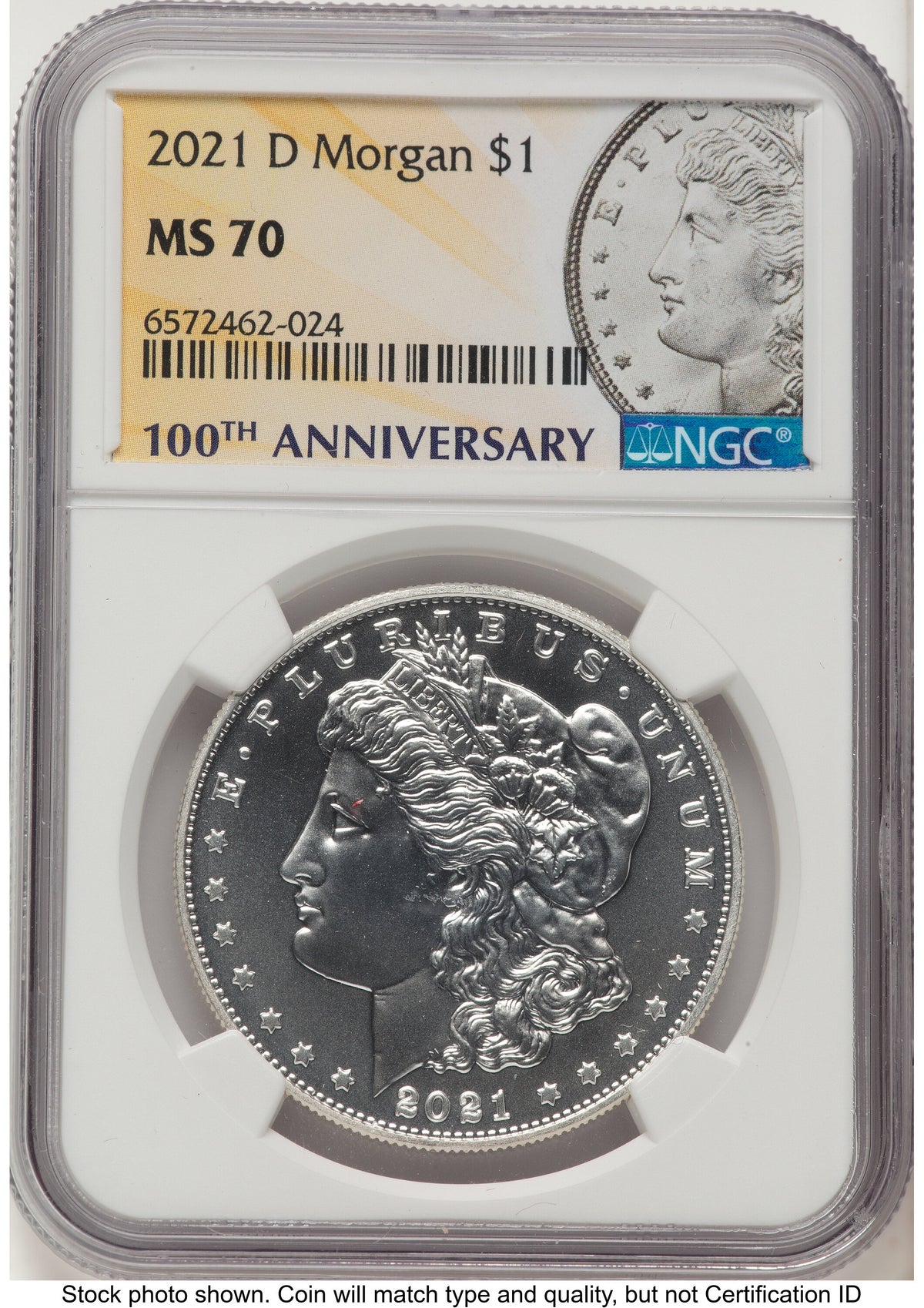 2021 6 Coin Morgan & Peace Dollar Set Morgan/Peace Label NGC MS70