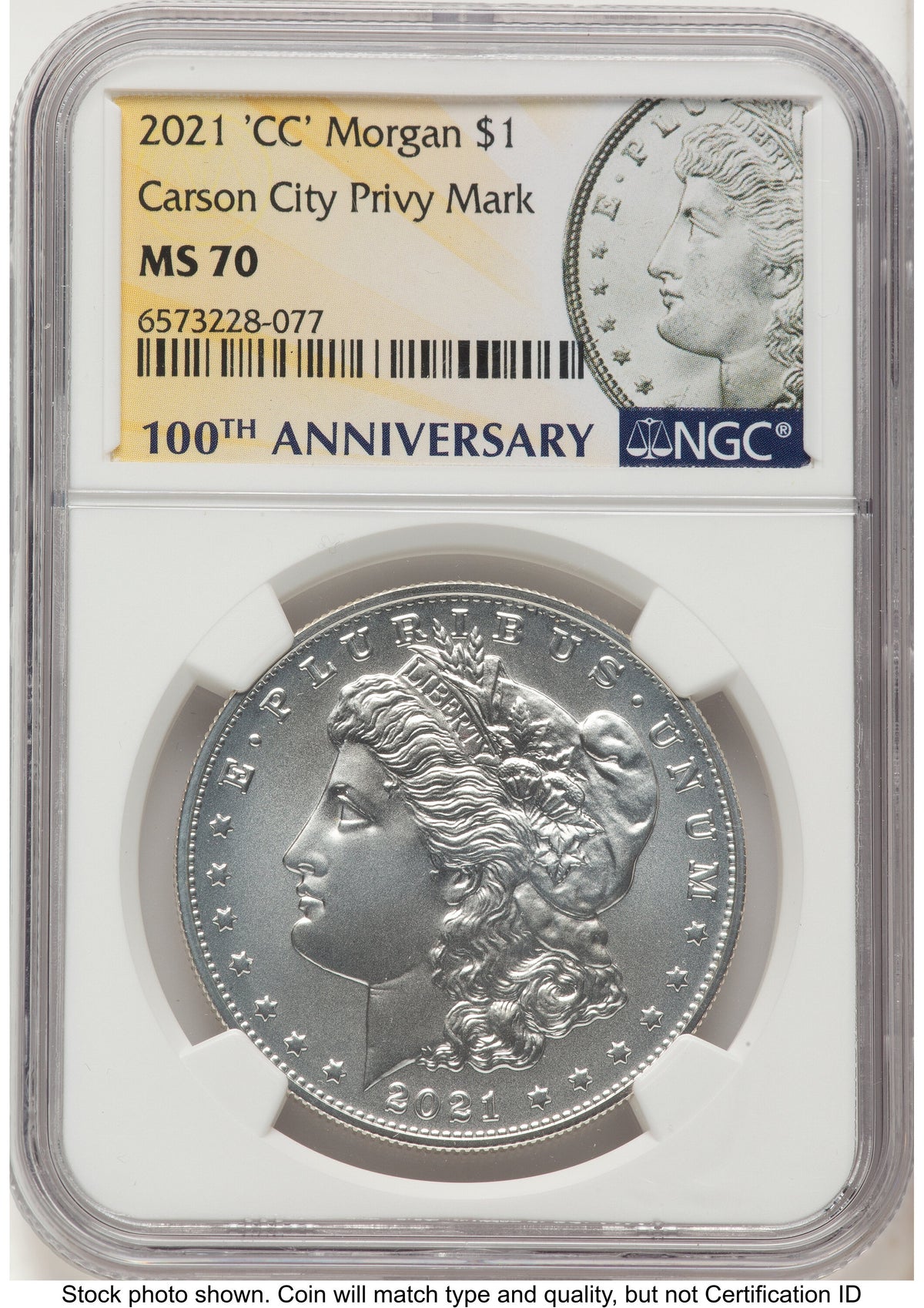 2021 6 Coin Morgan & Peace Dollar Set Morgan/Peace Label NGC MS70