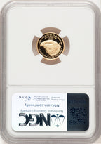 2024-W Proof Gold Eagle 1/10 oz Brown Label NGC PF70
